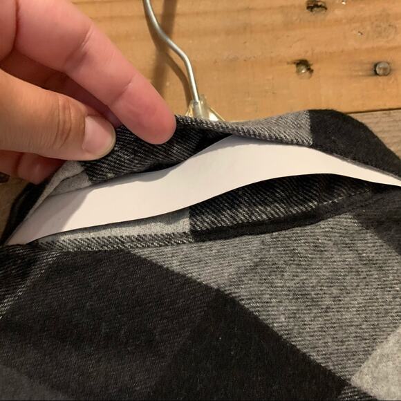 NWT "Maid of Honor" Flannel Plaid Button Down Shirt M - Picture 7 of 11